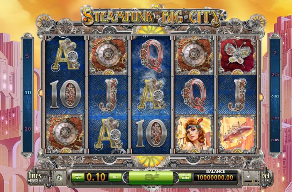 Steampunk Big City Videoslot