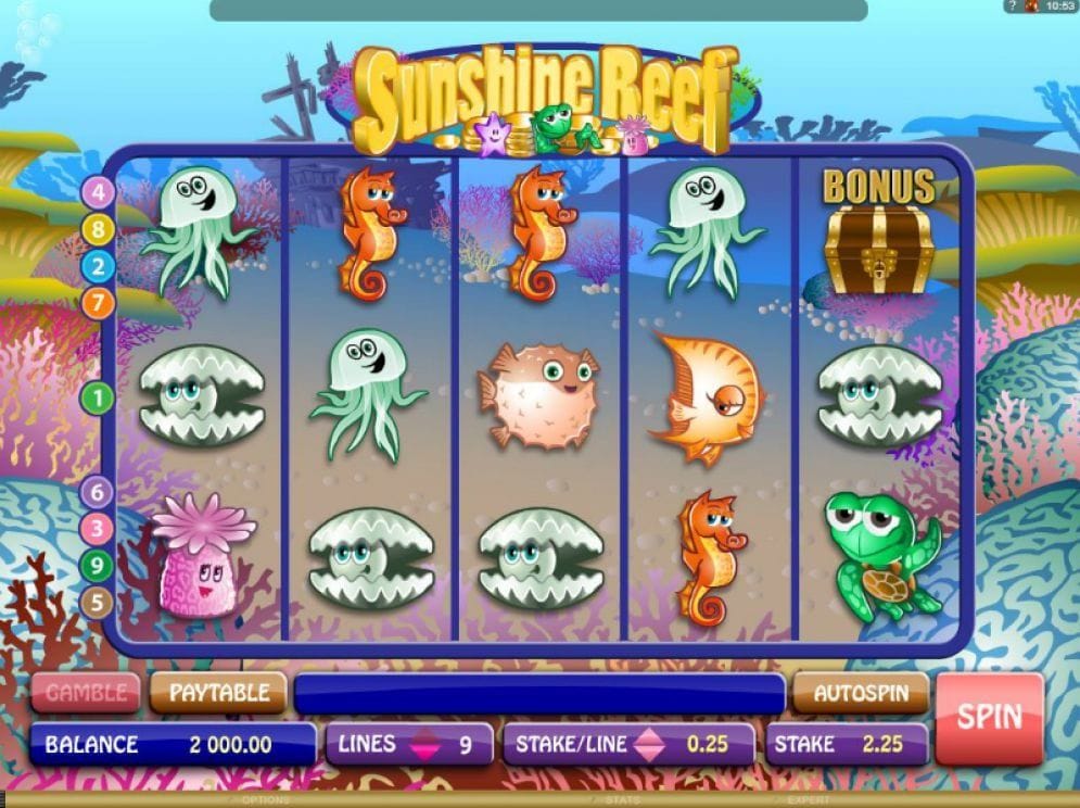 Sunshine Reef Sunshine Reef Video Slot