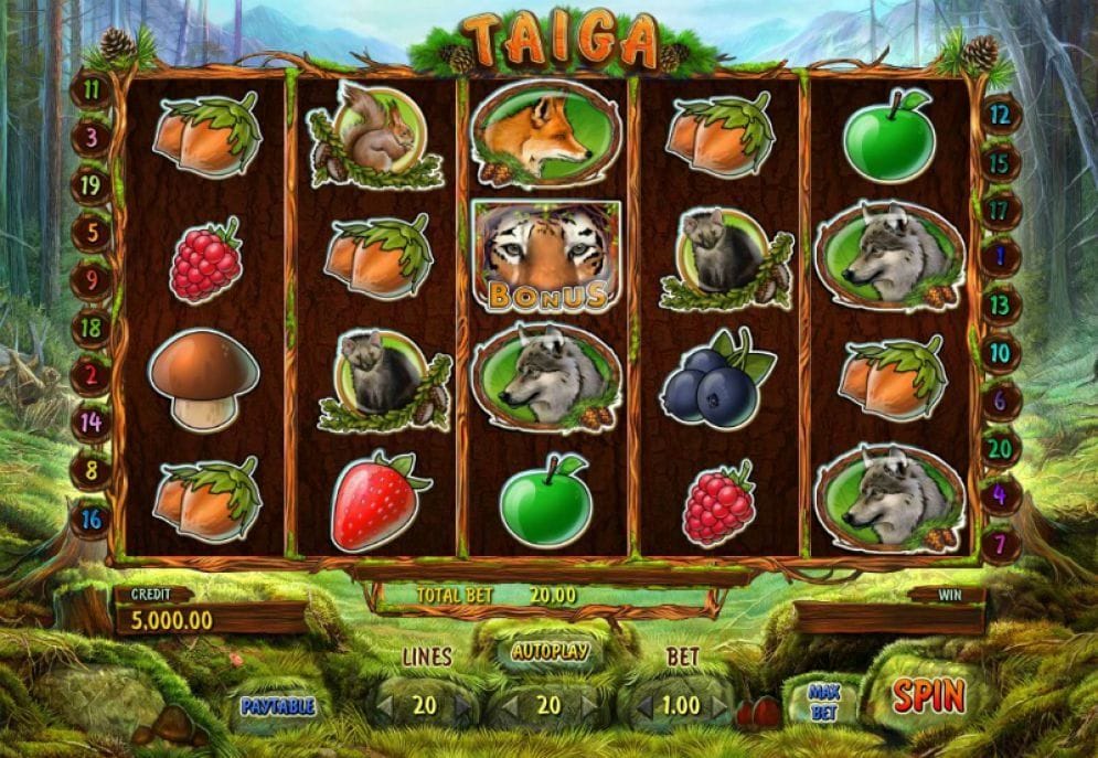 Taiga Spielautomat