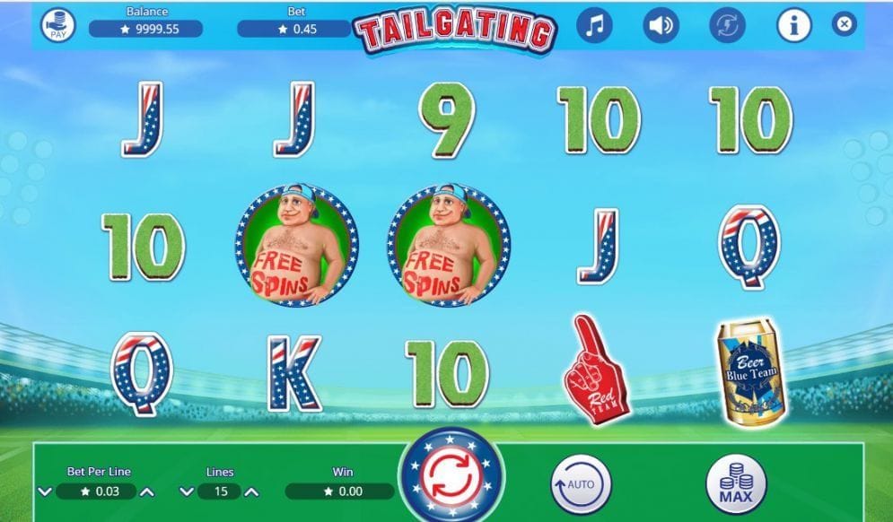 Tailgating online Videoslot
