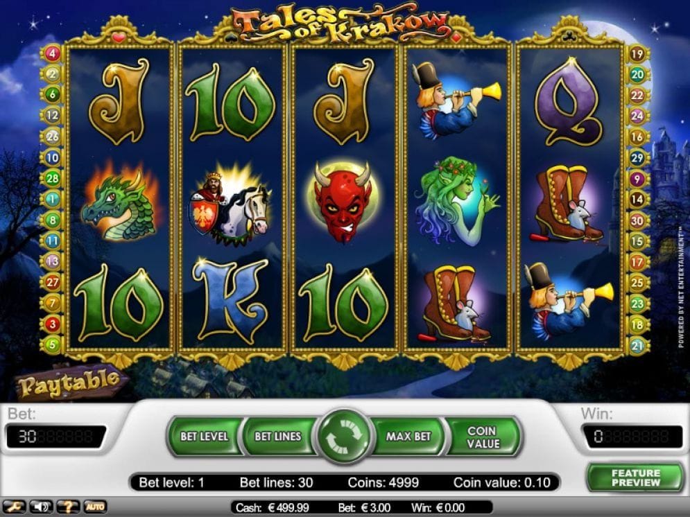 Tales of Krakow Casinospiel