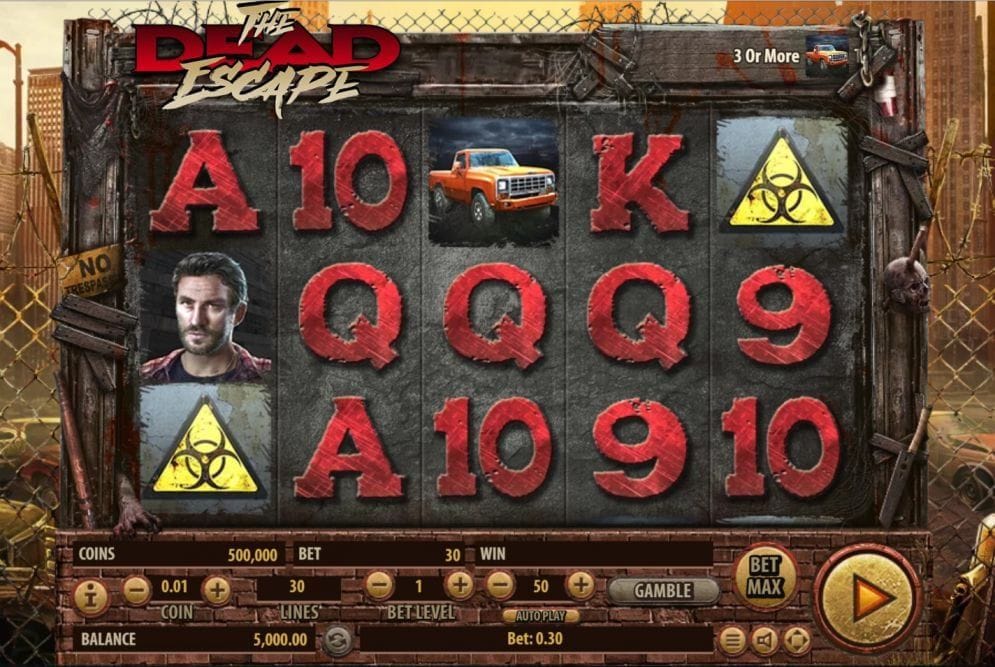 The Dead Escape online Video Slot