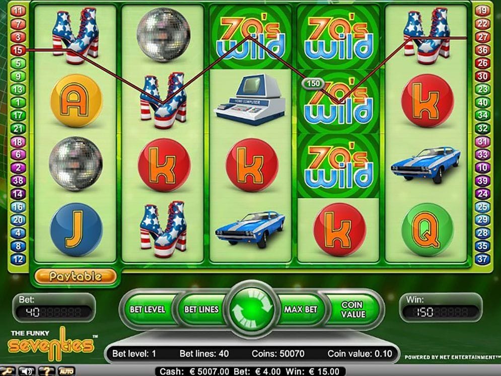 The Funky 70's online Casino Spiel
