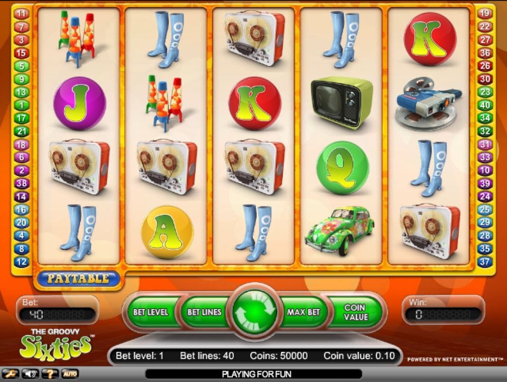 The Groovy Sixties online Geldspielautomat