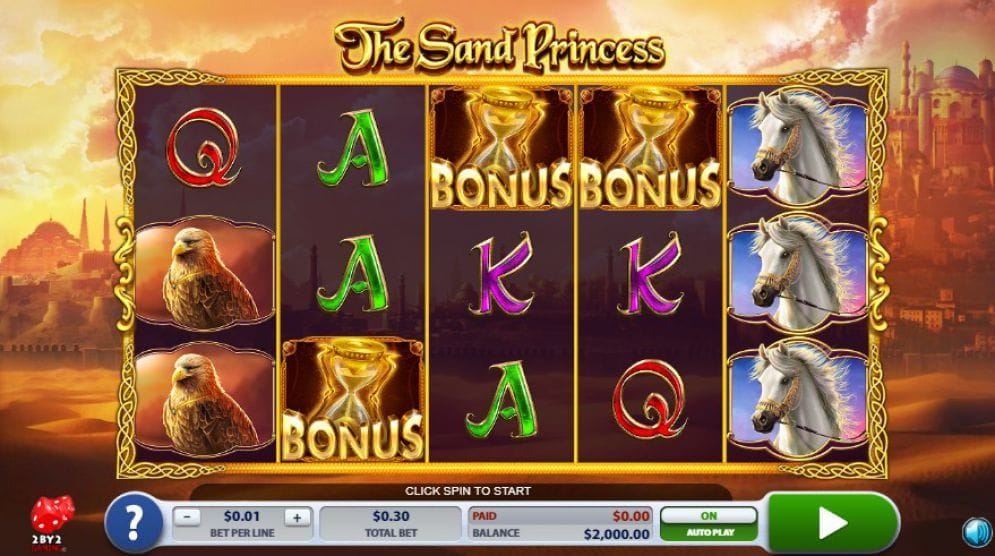 The Sand Princess The Sand Princess Casino Spiel