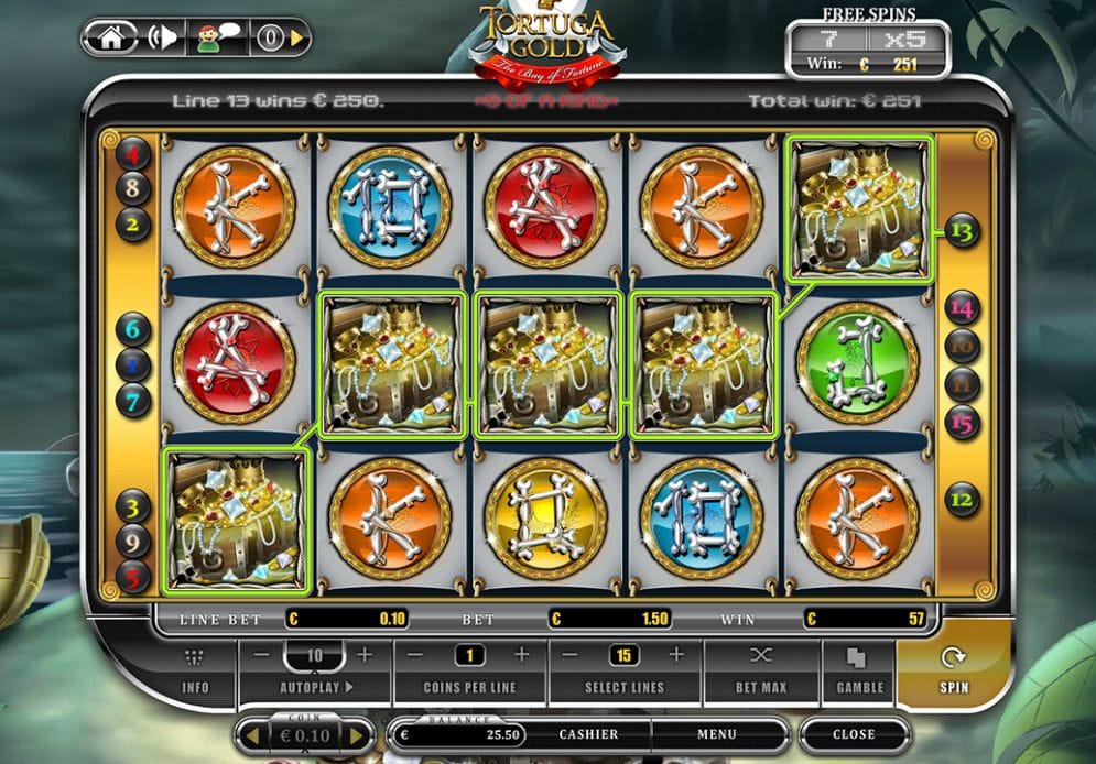 Tortuga Gold - The Bay of Fortune Tortuga Gold – The Bay of Fortune Video Slot