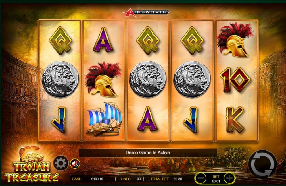 Trojan Treasure online Videoslot