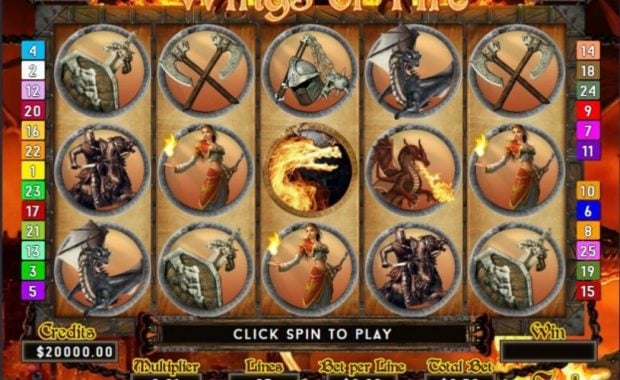 Wings of Fire Slotmaschine ohne Anmeldung