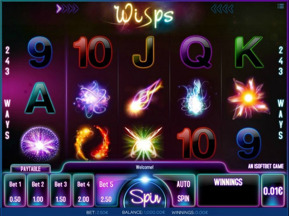 Wisps online Videoslot