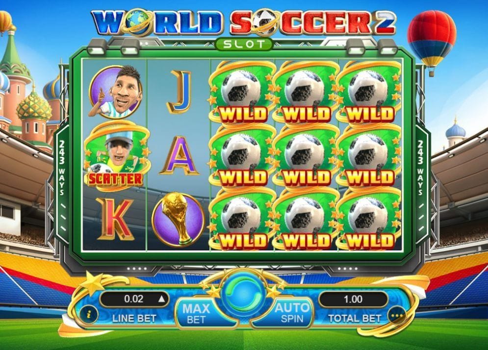 World Soccer Slot 2 online Geldspielautomat