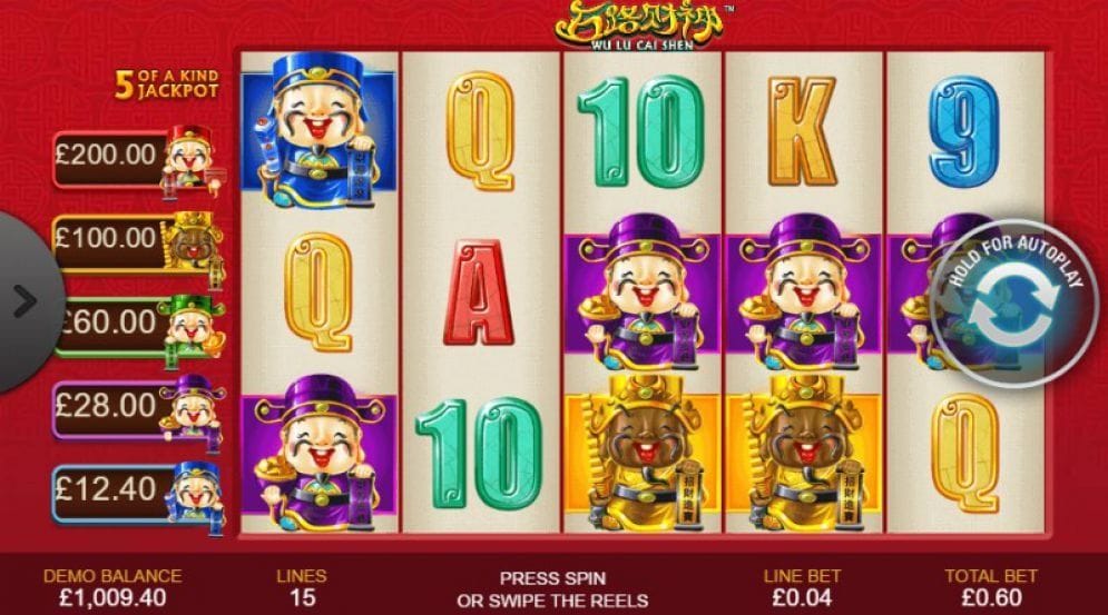 Wu Lu Cai Shen Spielautomat