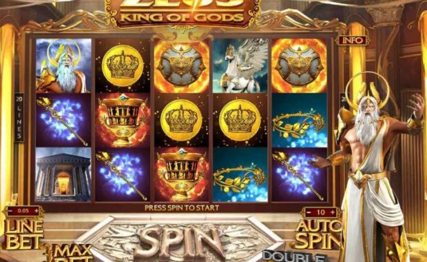 Zeus: King of Gods Video Slot online spielen