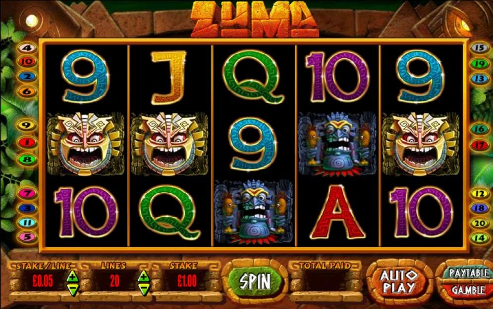 Zuma Zuma online Spielautomat